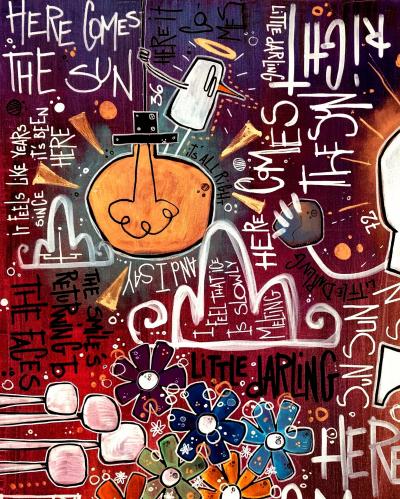 Yohan STORTI - Here come the sun, 2021 - Sérigraphie signée et numérotée 2