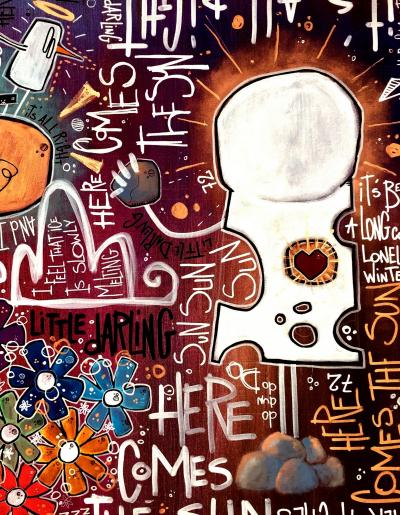 Yohan STORTI - Here come the sun, 2021 - Sérigraphie signée et numérotée 2