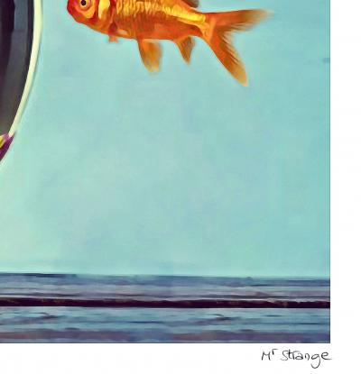 Mr STRANGE - Le Poisson Rouge, 2021 - Sérigraphie signée et numérotée 2