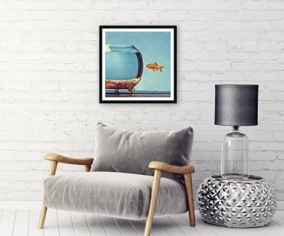 Mr STRANGE - Le Poisson Rouge, 2021 - Sérigraphie signée et numérotée 2