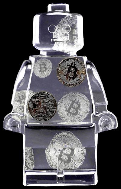 Vincent SABATIER - Bitcoins Gold, 2021 - Sérigraphie signée et numérotée 2