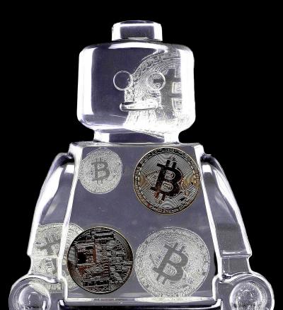 Vincent SABATIER - Bitcoins Gold, 2021 - Sérigraphie signée et numérotée 2