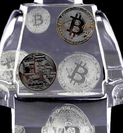 Vincent SABATIER - Bitcoins Gold, 2021 - Sérigraphie signée et numérotée 2