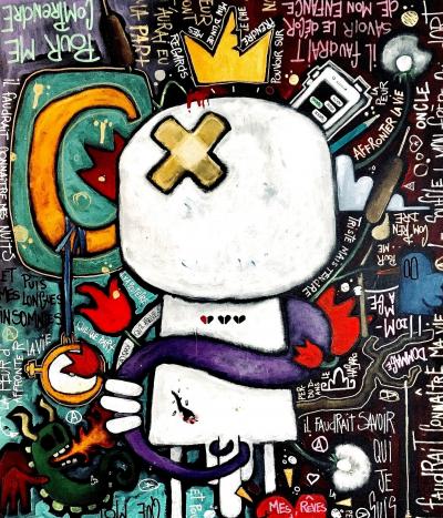 Yohan STORTI - Pour me comprendre, 2021 - Sérigraphie signée et numérotée 2