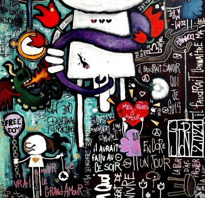 Yohan STORTI - Pour me comprendre, 2021 - Sérigraphie signée et numérotée 2