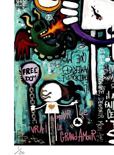 Yohan STORTI - Pour me comprendre, 2021 - Sérigraphie signée et numérotée 2