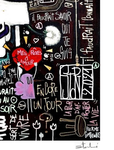 Yohan STORTI - Pour me comprendre, 2021 - Sérigraphie signée et numérotée 2