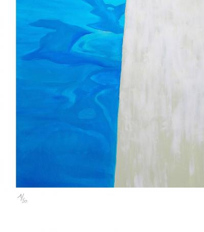 Maude OVIZE - Le plongeoir, 2021 - Sérigraphie signée et numérotée 2