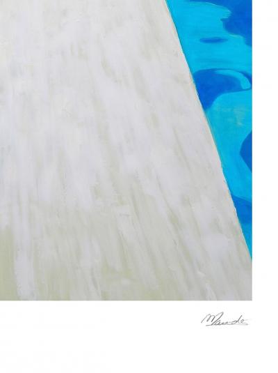 Maude OVIZE - Le plongeoir, 2021 - Sérigraphie signée et numérotée 2