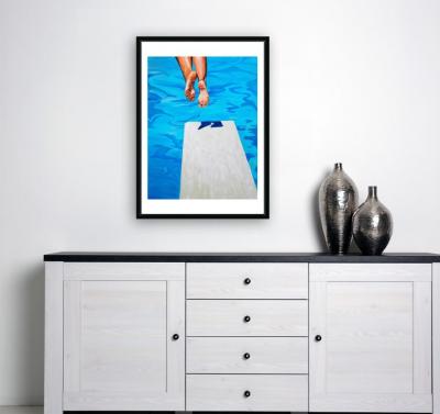 Maude OVIZE - Le plongeoir, 2021 - Sérigraphie signée et numérotée 2