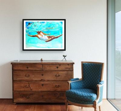 Maude OVIZE - Jeux amoureux, 2021 - Sérigraphie signée et numérotée 2