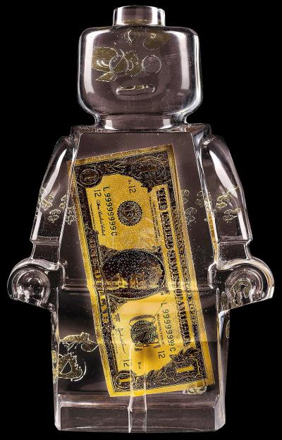 Vincent SABATIER - 1 Banknote Dollar, 2021 - Sérigraphie signée et numérotée 2