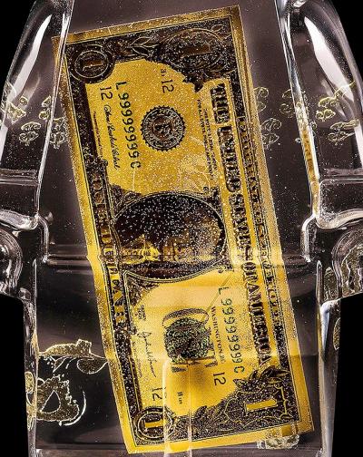 Vincent SABATIER - 1 Banknote Dollar, 2021 - Sérigraphie signée et numérotée 2