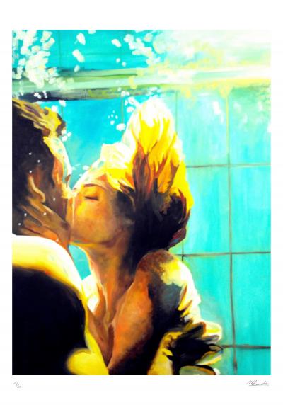 Maude OVIZE - Le baiser, 2021 - Sérigraphie signée et numérotée