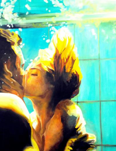 Maude OVIZE - Le baiser, 2021 - Sérigraphie signée et numérotée 2