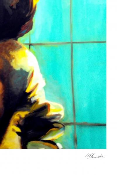 Maude OVIZE - Le baiser, 2021 - Sérigraphie signée et numérotée 2