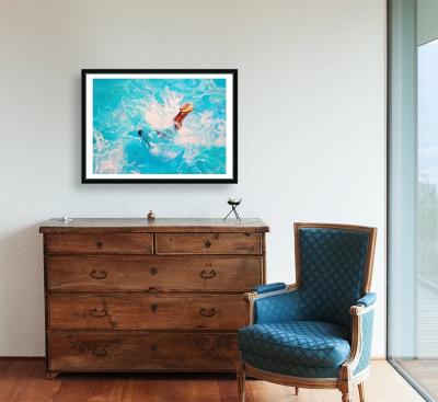 Maude OVIZE - Le plongeon, 2021 - Sérigraphie signée et numérotée 2