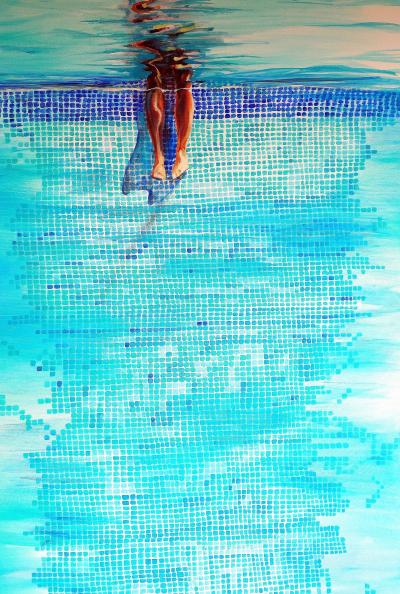 Maude OVIZE - Jeux de jambes II, 2021 - Sérigraphie signée et numérotée 2