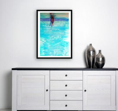 Maude OVIZE - Jeux de jambes II, 2021 - Sérigraphie signée et numérotée 2