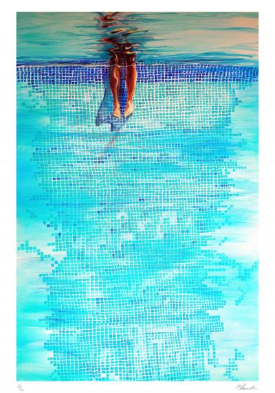 Maude OVIZE - Jeux de jambes II, 2021 - Tirage pigmentaire original signé et numéroté 2