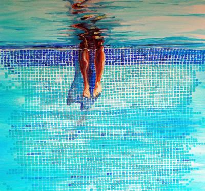 Maude OVIZE - Jeux de jambes II, 2021 - Tirage pigmentaire original signé et numéroté 2