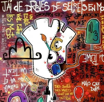 Yohan STORTI - Le secret, 2021 - Sérigraphie signée et numérotée 2