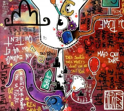 Yohan STORTI - Le secret, 2021 - Sérigraphie signée et numérotée 2