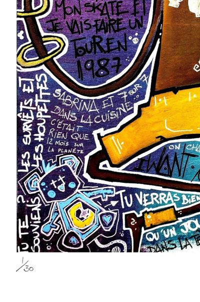Yohan STORTI - Tu te souviens, 2021 - Sérigraphie signée et numérotée 2