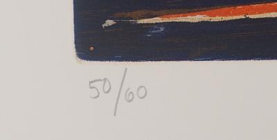 Remigio VALDÉS DE HOYOS : Voyage nocturne, 1992 - Gravure originale signée 2