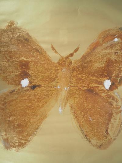 Michel HENRY - Papillon IV : Orgyia, 1958 - Monotype original signé 2