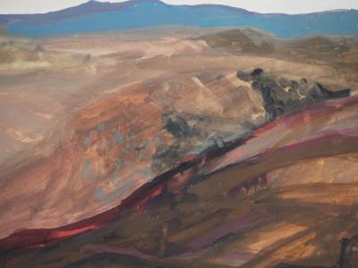 Michel HENRY - Espagne : Vieille Castille, 1953 -  Aquarelle originale signée 2