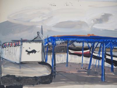 Michel HENRY -  Cirque à Altea, 1958-  Dessin 2