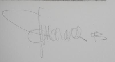 Ricardo COLMENARES - Pensées pour une femme : Rosa, 1993 -  Gravure originale signée 2