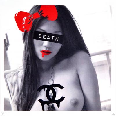 Death NYC - Girl Nude C, 2013  - Sérigraphie originale signée 2