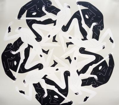 Cleon PETERSON - Flowers Of Evil: There Is An End To Everything (White Bone), 2021 - Sérigraphie signée 2