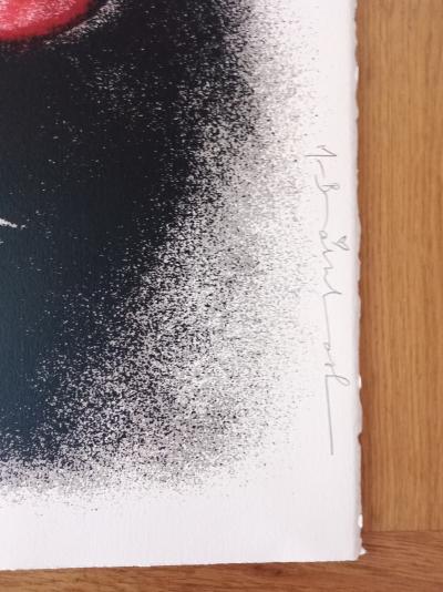 Mr Brainwash - Rescue Red, 2019 - Sérigraphie signée au crayon 2