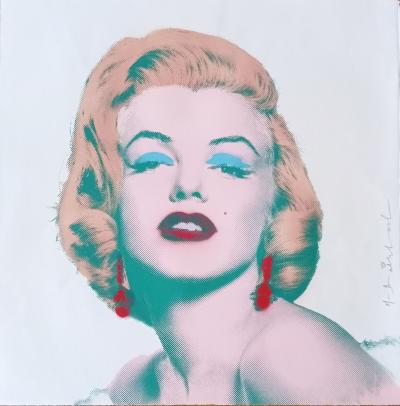 Mr Brainwash - Marilyn, 2016 - Technique mixte sur sérigraphie 2