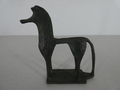 Cheval grec géométrique – Reproduction en bronze 2