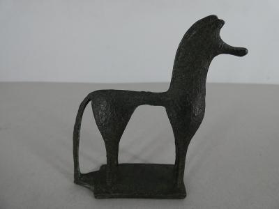 Cheval grec géométrique – Reproduction en bronze 2