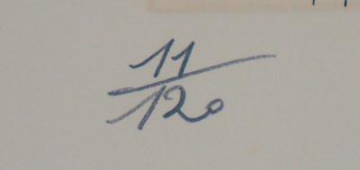 Meyer LAZAR - Divin baiser, 1974 - Gravure originale signée 2