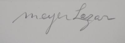 Meyer LAZAR - The sweetest kiss, 1974 - Original signed etching 2