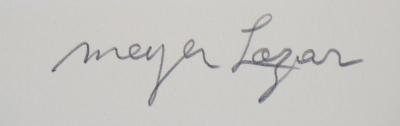 Meyer LAZAR - Le repos champêtre, 1974 - Gravure originale signée 2