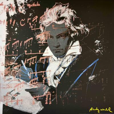 Andy WARHOL (d’après) - Ludwig van Beethoven - Granolithographie