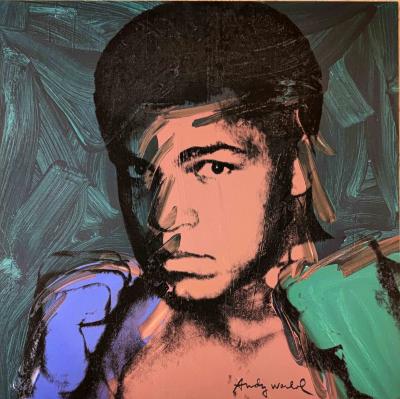 Andy WARHOL (d’après) - Mohamed Ali - Granolithographie