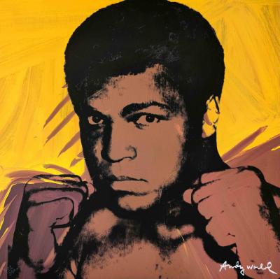 Andy WARHOL (d’après) - Mohamed Ali - Granolithographie 2