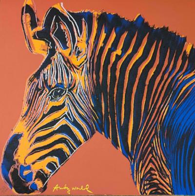 Andy WARHOL (d’après) - Zebre - Granolithographie 2