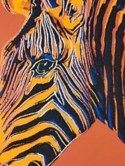 Andy WARHOL (d’après) - Zebre - Granolithographie 2