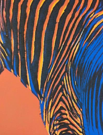 Andy WARHOL (d’après) - Zebre - Granolithographie 2