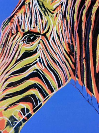 Andy WARHOL (d’après) - Zebre - Granolithographie 2
