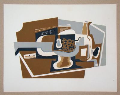 Juan GRIS (after) - Le compotier, 1953 - Screenprint in colors 2